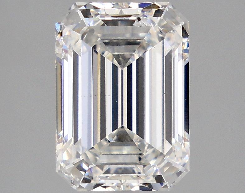 2.36 Carat Emerald Shaped Ideal Cut SI1 IGI Certified Lab Grown Diamond