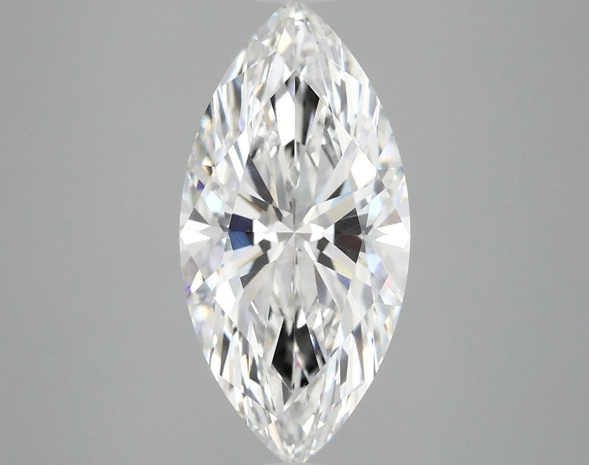 3.08 Carat Marquise Shaped Ideal Cut VVS2 IGI Certified Lab Grown Diamond