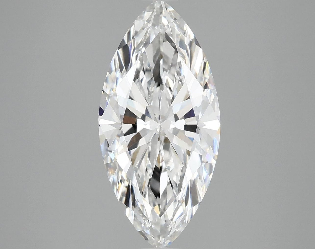 3.0 Carat Marquise Shaped Excellent Cut VVS2 IGI Certified Lab Grown Diamond