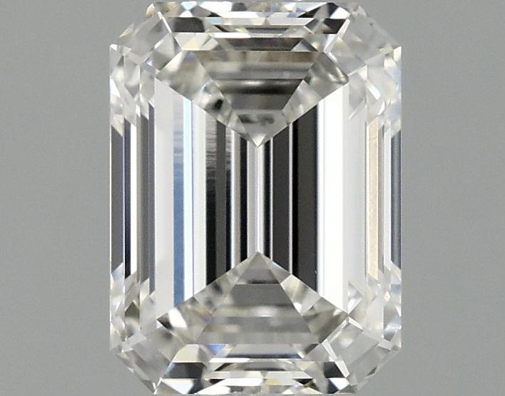 0.97 Carat Emerald Shaped Excellent Cut VVS2 IGI Certified Lab Grown Diamond