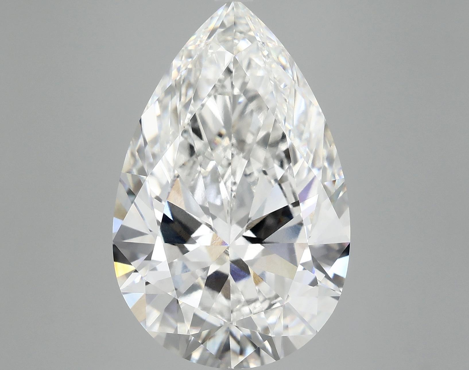 10.05 Carat Pear Shaped Ideal Cut VVS2 IGI Certified Lab Grown Diamond