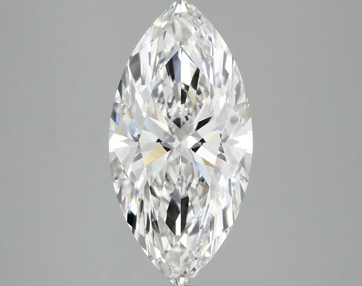 3.04 Carat Marquise Shaped Ideal Cut VVS2 IGI Certified Lab Grown Diamond