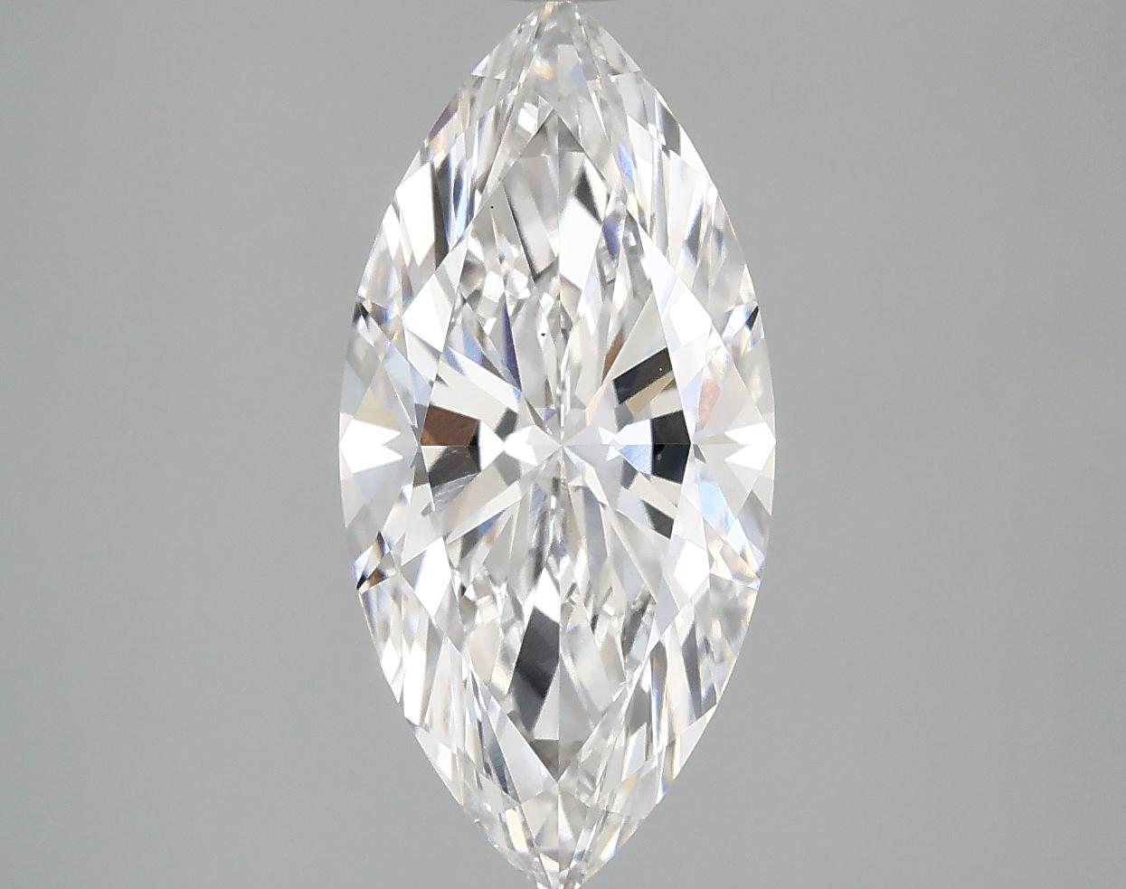 2.51 Carat Marquise Shaped Excellent Cut VS1 IGI Certified Lab Grown Diamond