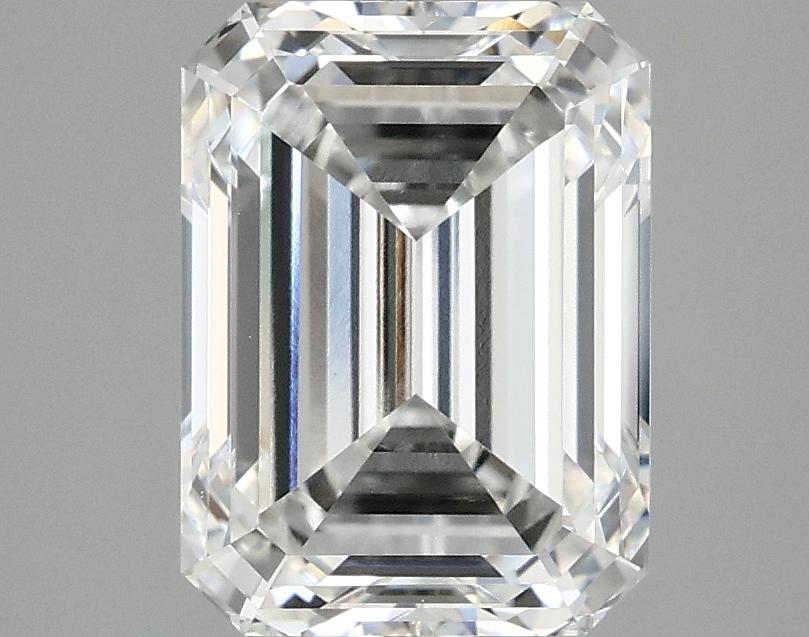 3.05 Carat Emerald Shaped Excellent Cut VVS2 IGI Certified Lab Grown Diamond