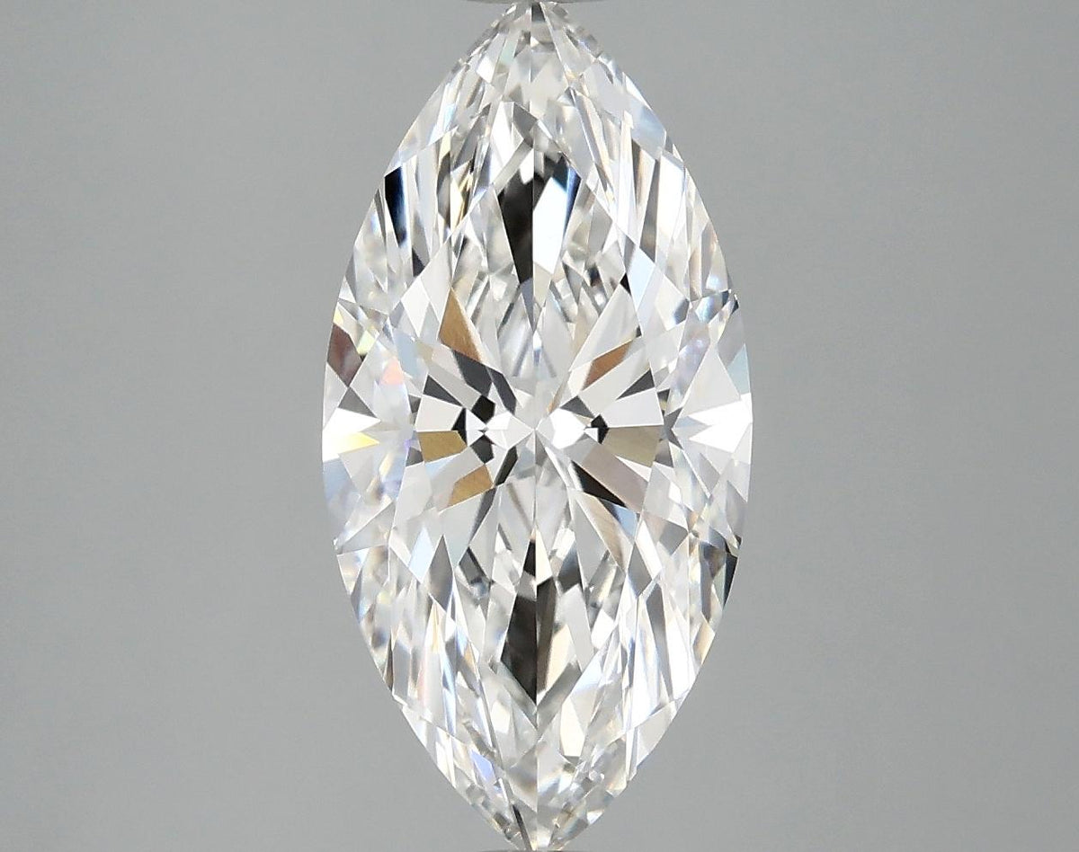 3.02 Carat Marquise Shaped Ideal Cut VVS2 IGI Certified Lab Grown Diamond