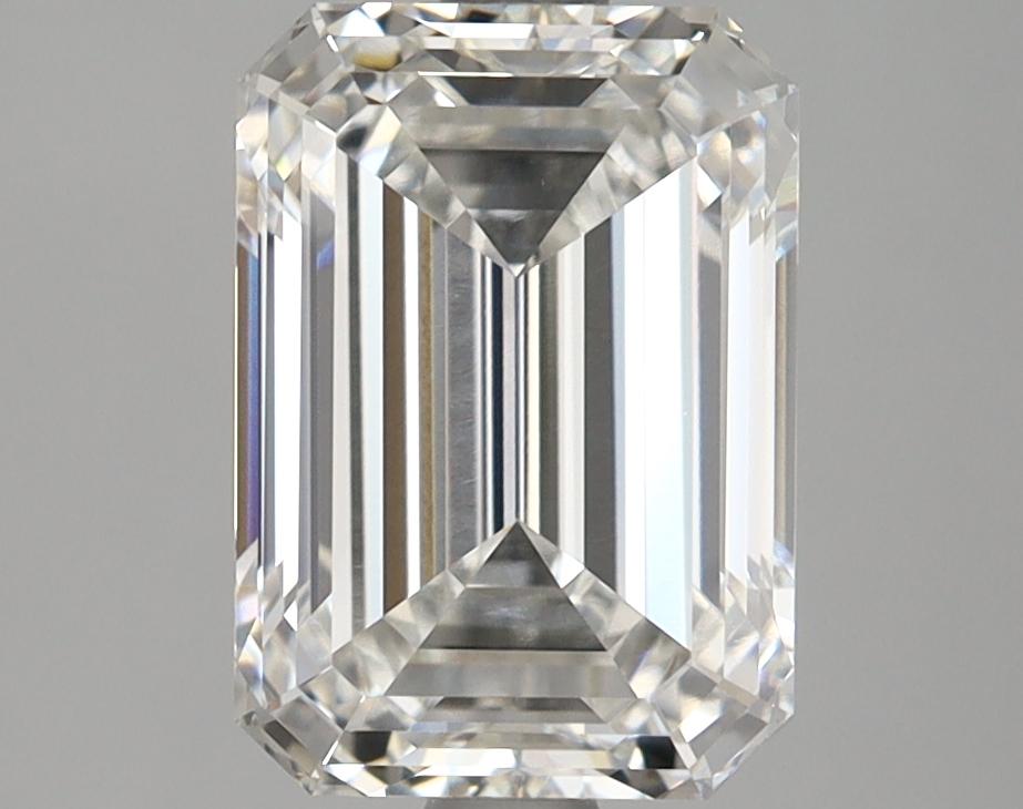 3.08 Carat Emerald Shaped Ideal Cut VVS2 IGI Certified Lab Grown Diamond