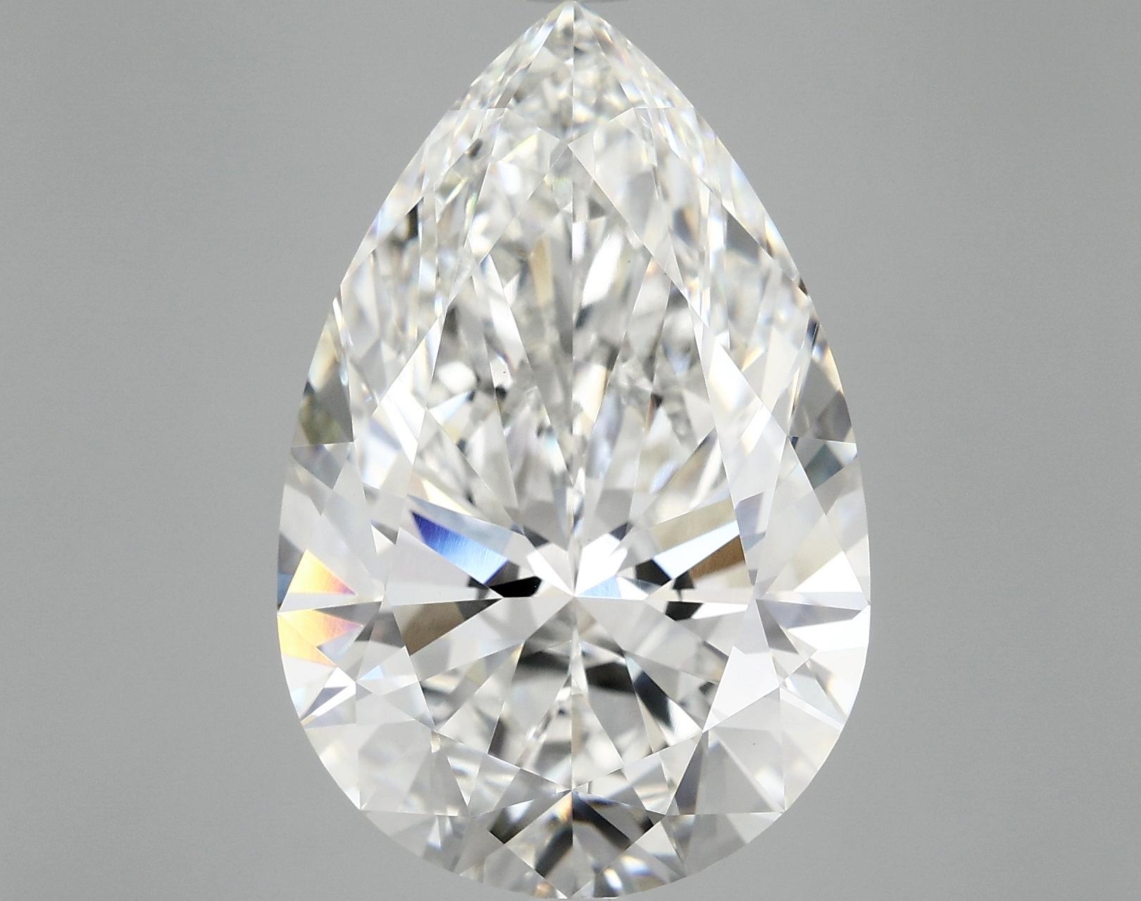 10.52 Carat Pear Shaped Excellent Cut VVS2 IGI Certified Lab Grown Diamond