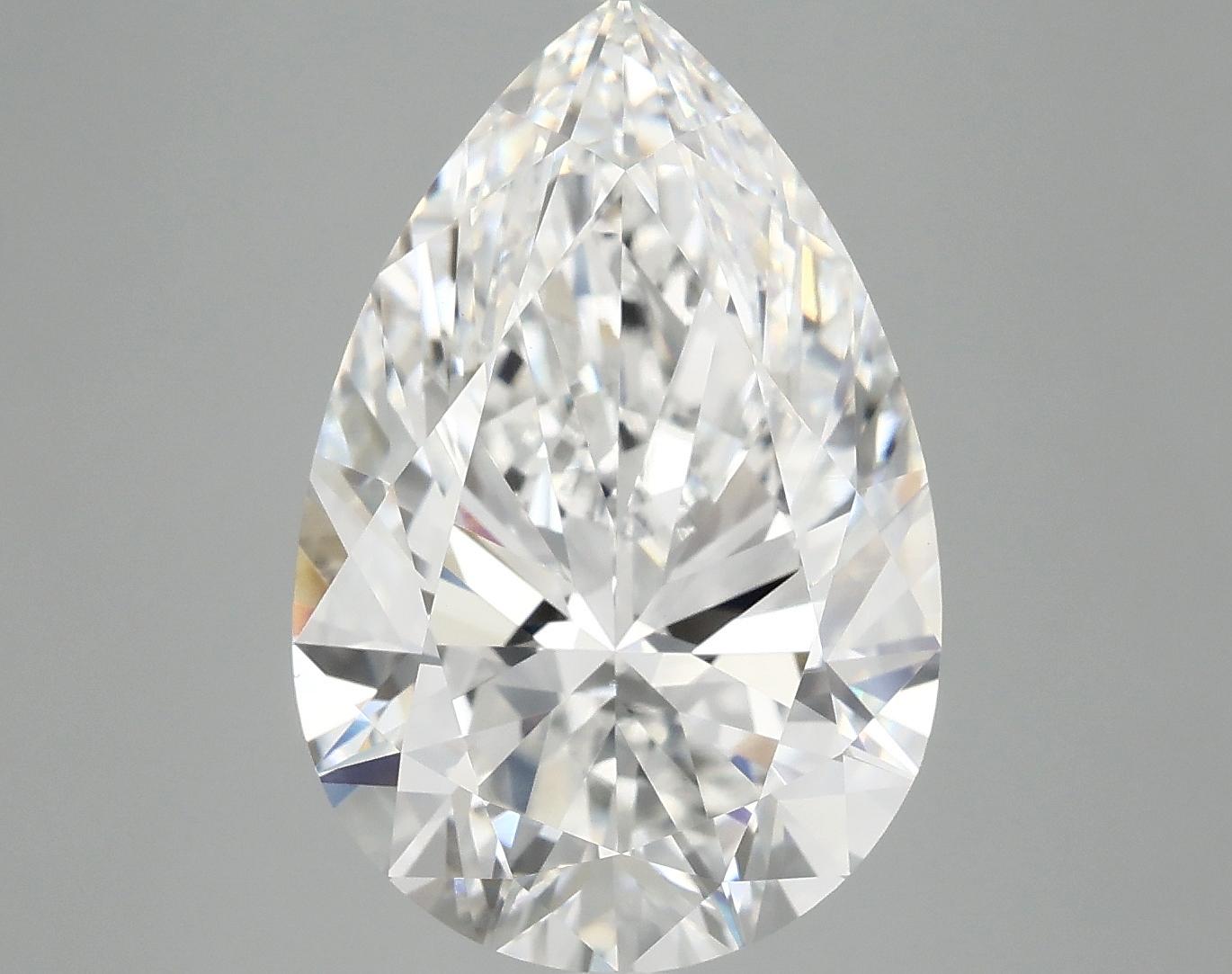 7.02 Carat Pear Shaped Excellent Cut VS1 IGI Certified Lab Grown Diamond