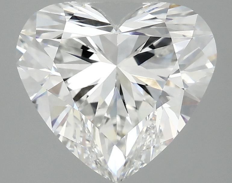 3.04 Carat Heart Shaped Ideal Cut VVS2 IGI Certified Lab Grown Diamond