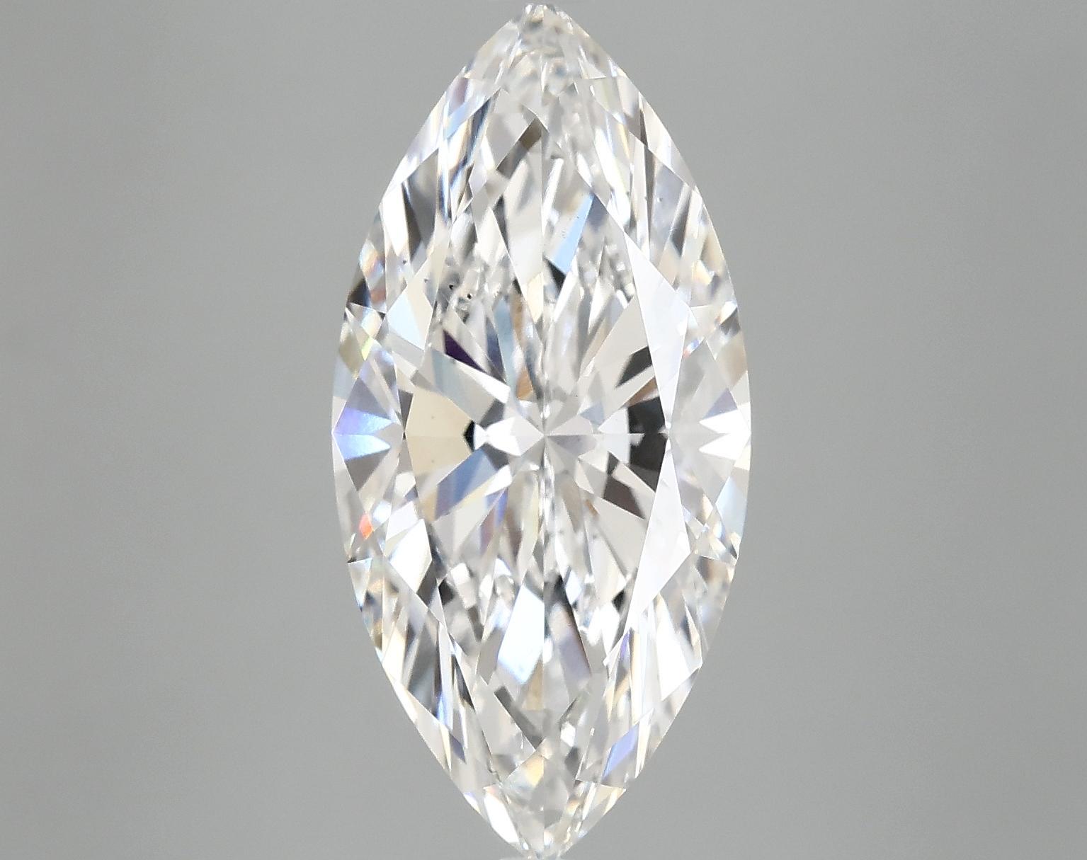 4.85 Carat Marquise Shaped Excellent Cut VS2 IGI Certified Lab Grown Diamond