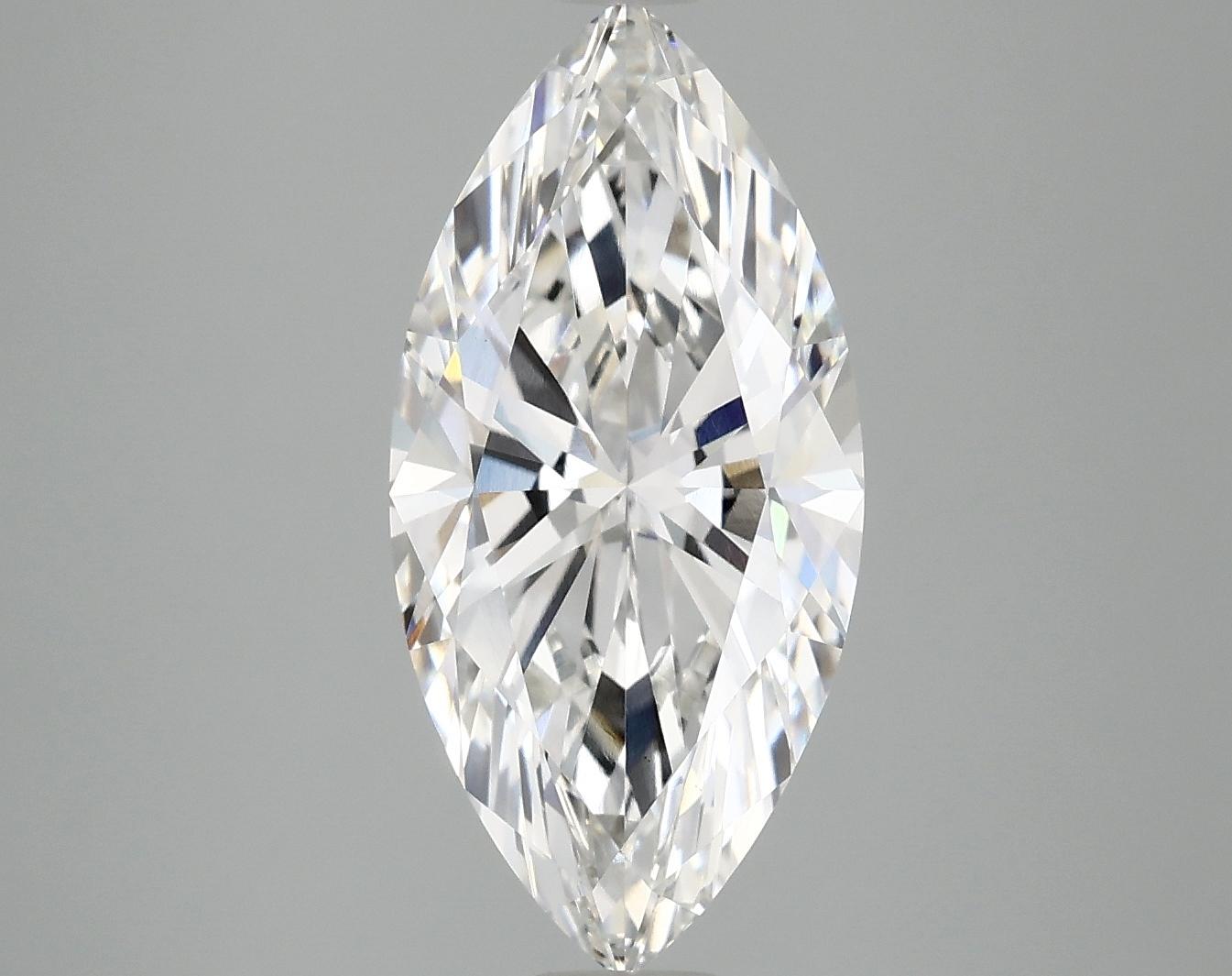 3.41 Carat Marquise Shaped Excellent Cut VS1 IGI Certified Lab Grown Diamond