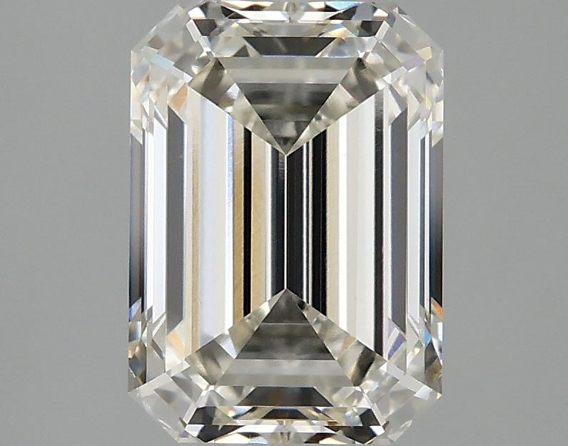 2.59 Carat Emerald Shaped Ideal Cut VVS2 IGI Certified Lab Grown Diamond