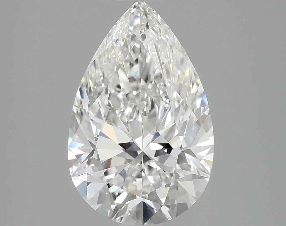 2.45 Carat Pear Shaped Ideal Cut VVS2 IGI Certified Lab Grown Diamond