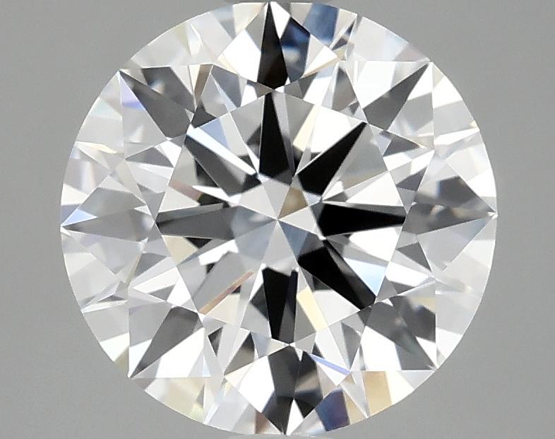 2.86 Carat Round Shaped Ideal Cut VVS2 IGI Certified Lab Grown Diamond