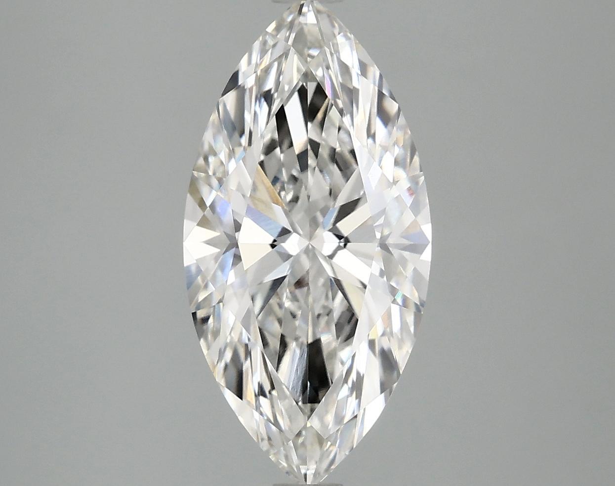 2.9 Carat Marquise Shaped Ideal Cut VVS2 IGI Certified Lab Grown Diamond