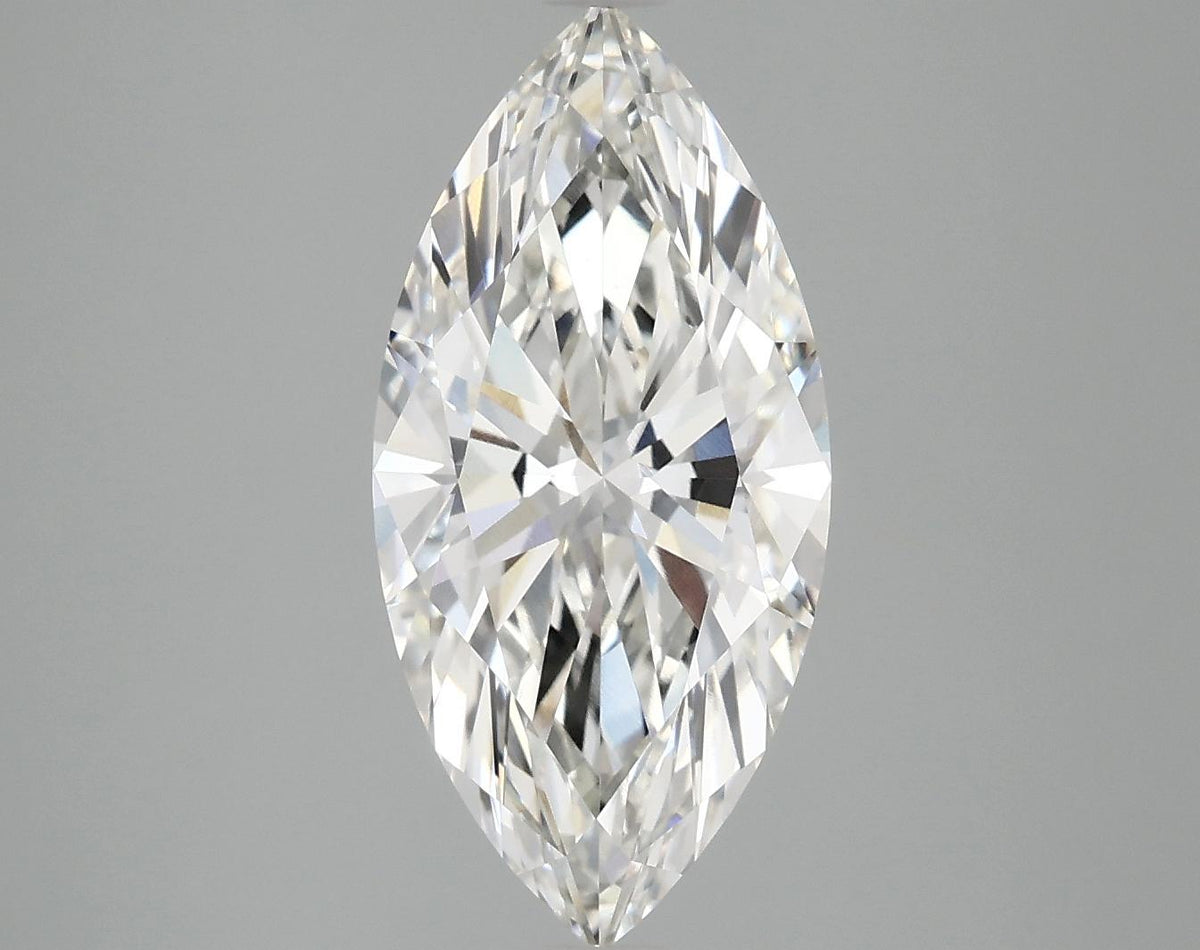3.01 Carat Marquise Shaped Excellent Cut VVS2 IGI Certified Lab Grown Diamond