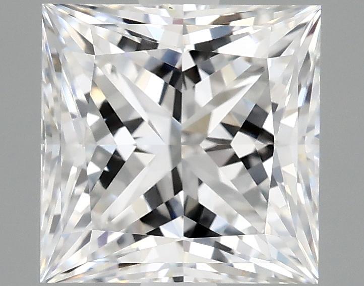 2.08 Carat Princess Shaped Ideal Cut VVS2 IGI Certified Lab Grown Diamond