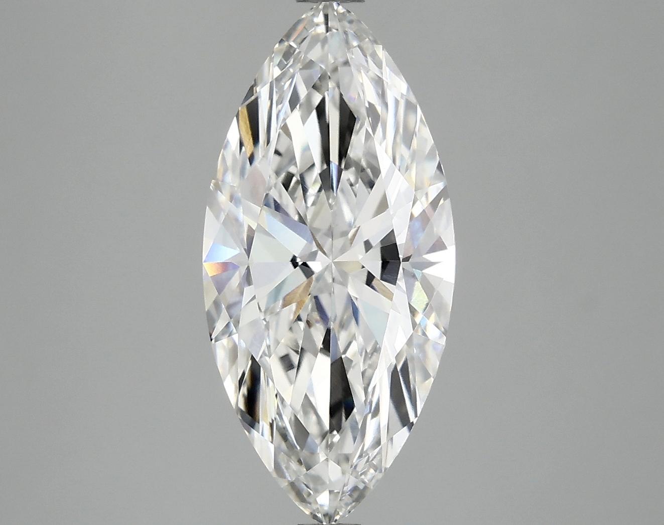 3.08 Carat Marquise Shaped Very Good Cut VVS2 IGI Certified Lab Grown Diamond