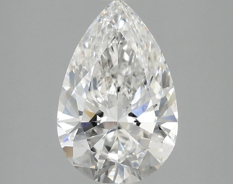 2.07 Carat Pear Shaped Ideal Cut SI1 IGI Certified Lab Grown Diamond