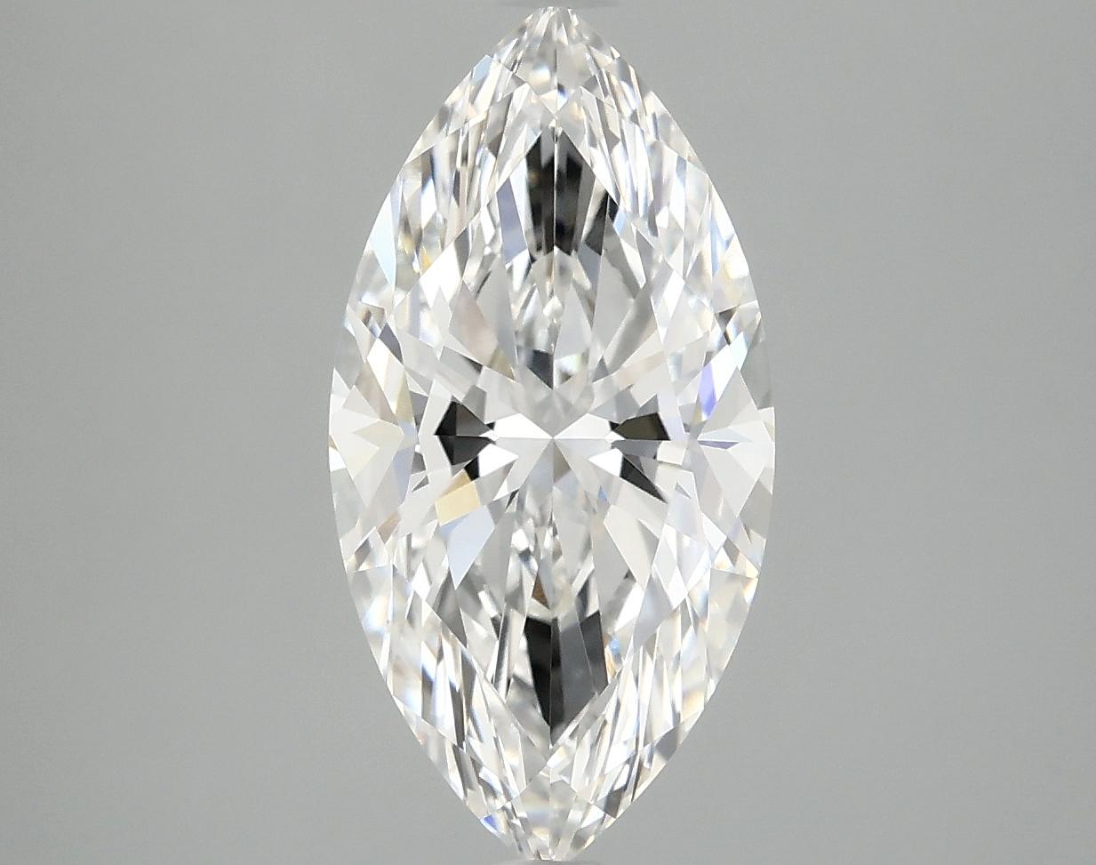 3.01 Carat Marquise Shaped Ideal Cut VVS2 IGI Certified Lab Grown Diamond