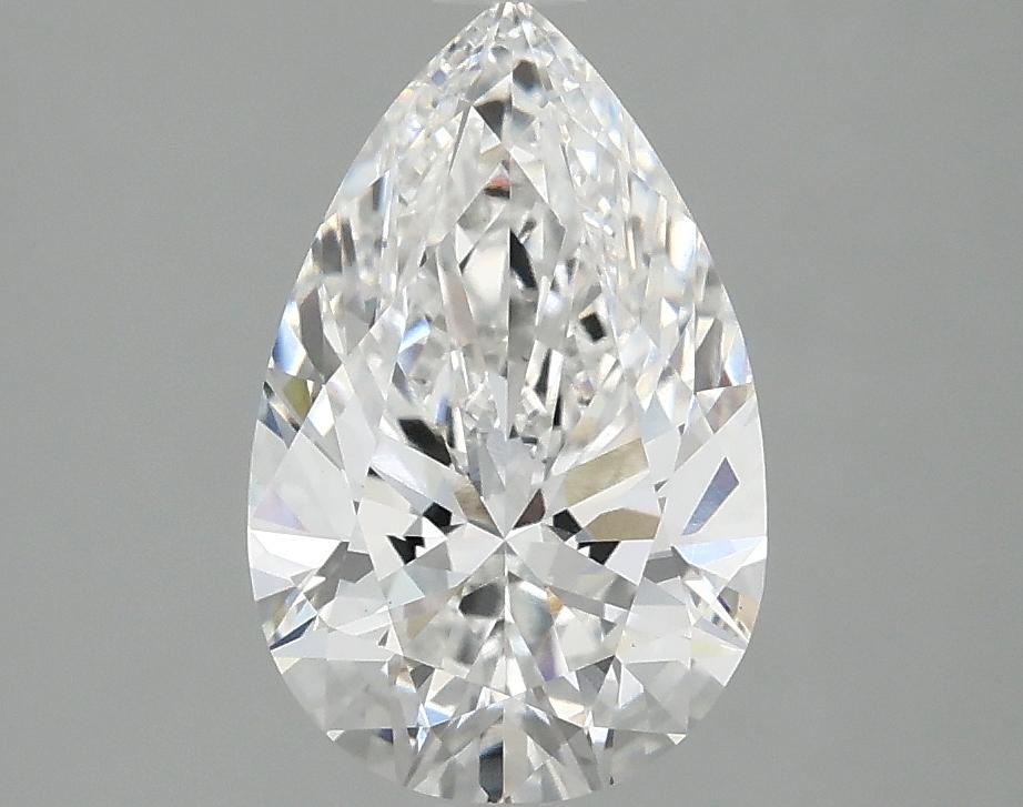 2.06 Carat Pear Shaped Ideal Cut VVS2 IGI Certified Lab Grown Diamond