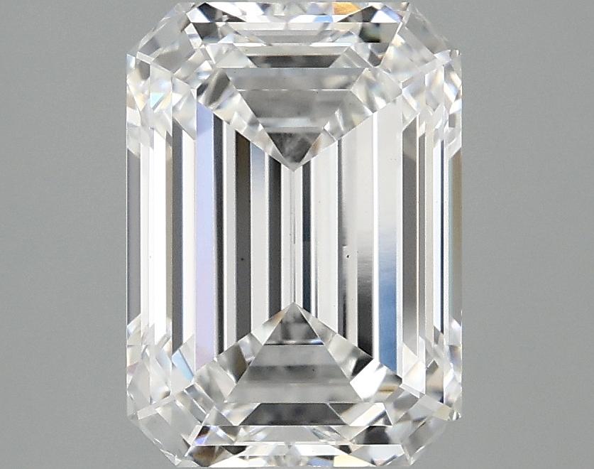 3.08 Carat Emerald Shaped Excellent Cut VS1 IGI Certified Lab Grown Diamond