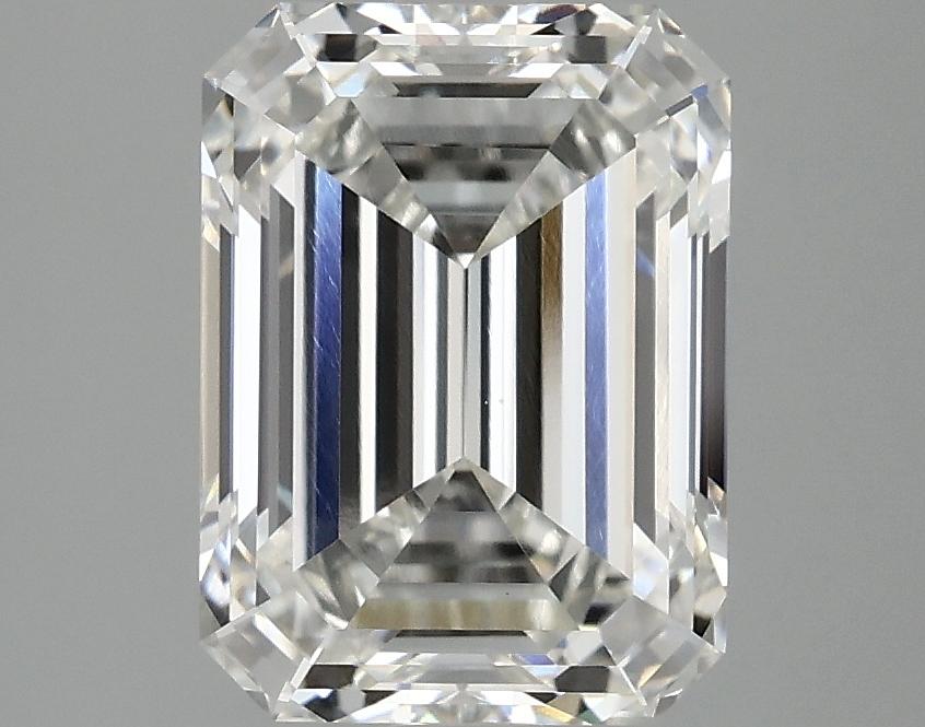 3.09 Carat Emerald Shaped Excellent Cut VS1 IGI Certified Lab Grown Diamond