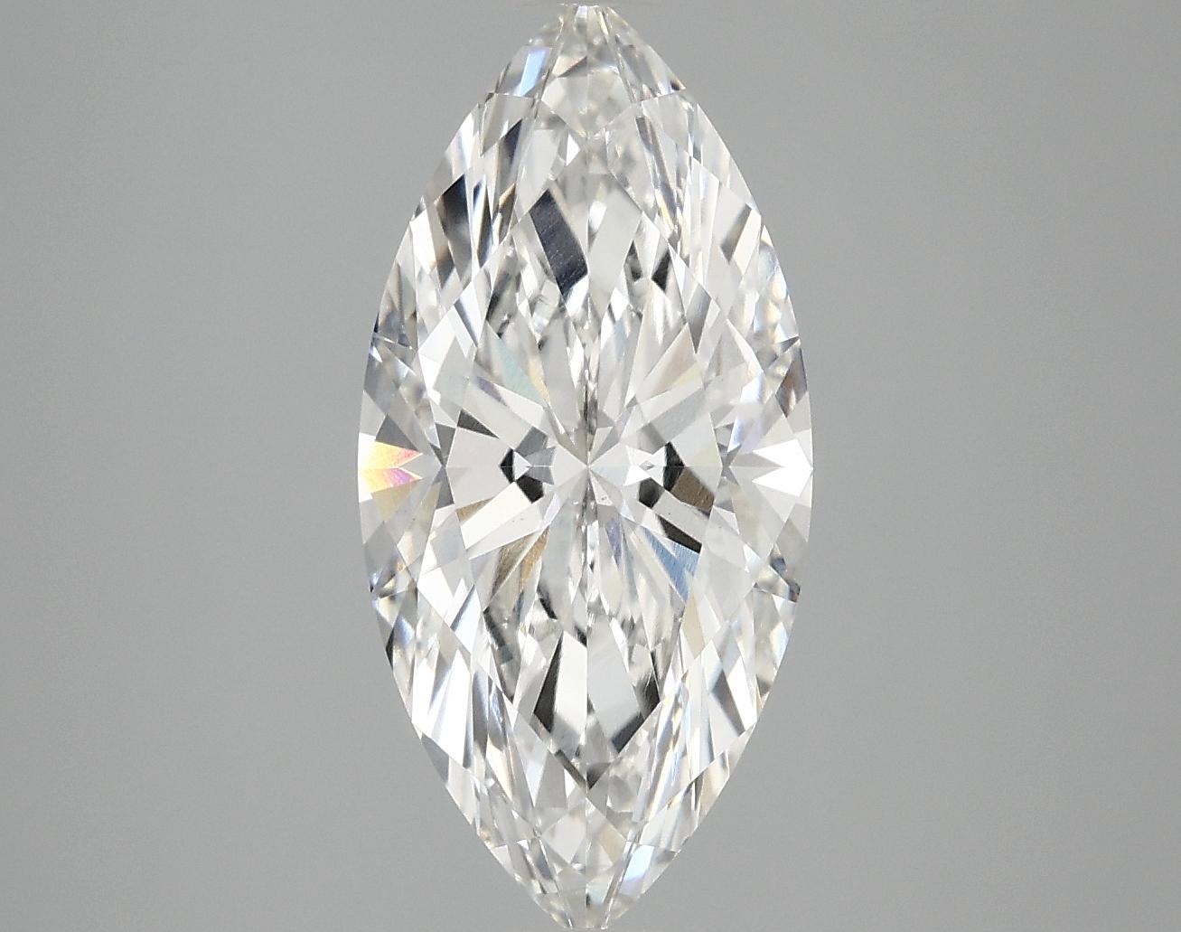 3.07 Carat Marquise Shaped Excellent Cut VS1 IGI Certified Lab Grown Diamond