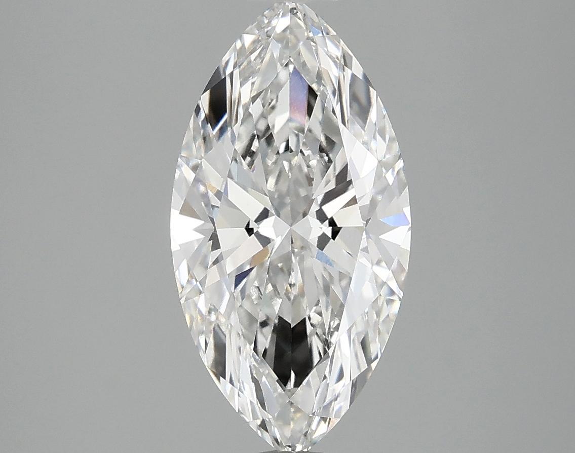 2.02 Carat Marquise Shaped Ideal Cut VVS2 IGI Certified Lab Grown Diamond