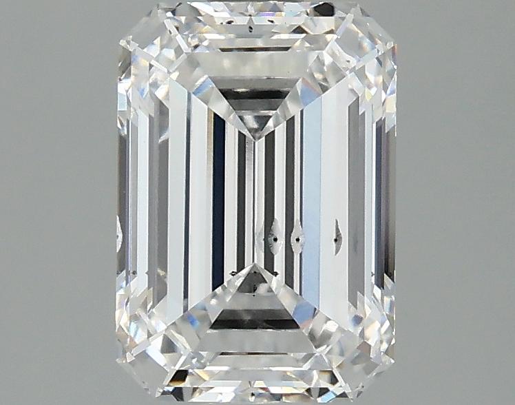 2.01 Carat Emerald Shaped Ideal Cut SI1 IGI Certified Lab Grown Diamond