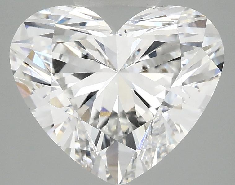 3.07 Carat Heart Shaped Excellent Cut VVS2 IGI Certified Lab Grown Diamond