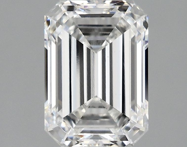 2.1 Carat Emerald Shaped Ideal Cut VS1 IGI Certified Lab Grown Diamond