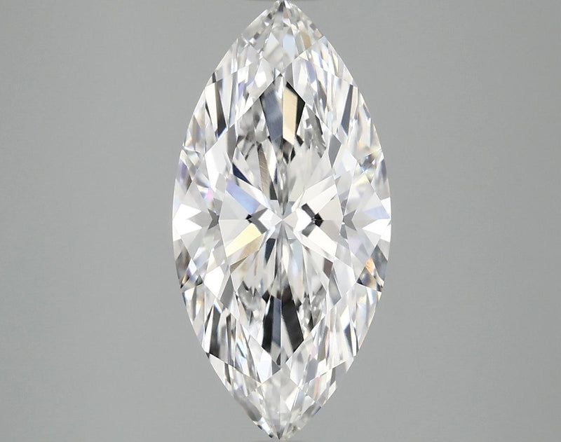 3.07 Carat Marquise Shaped Ideal Cut VVS2 IGI Certified Lab Grown Diamond