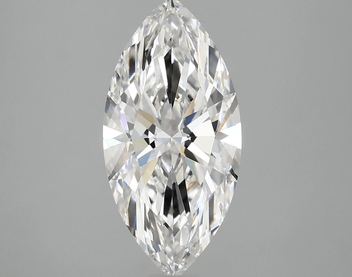 2.1 Carat Marquise Shaped Excellent Cut VVS2 IGI Certified Lab Grown Diamond
