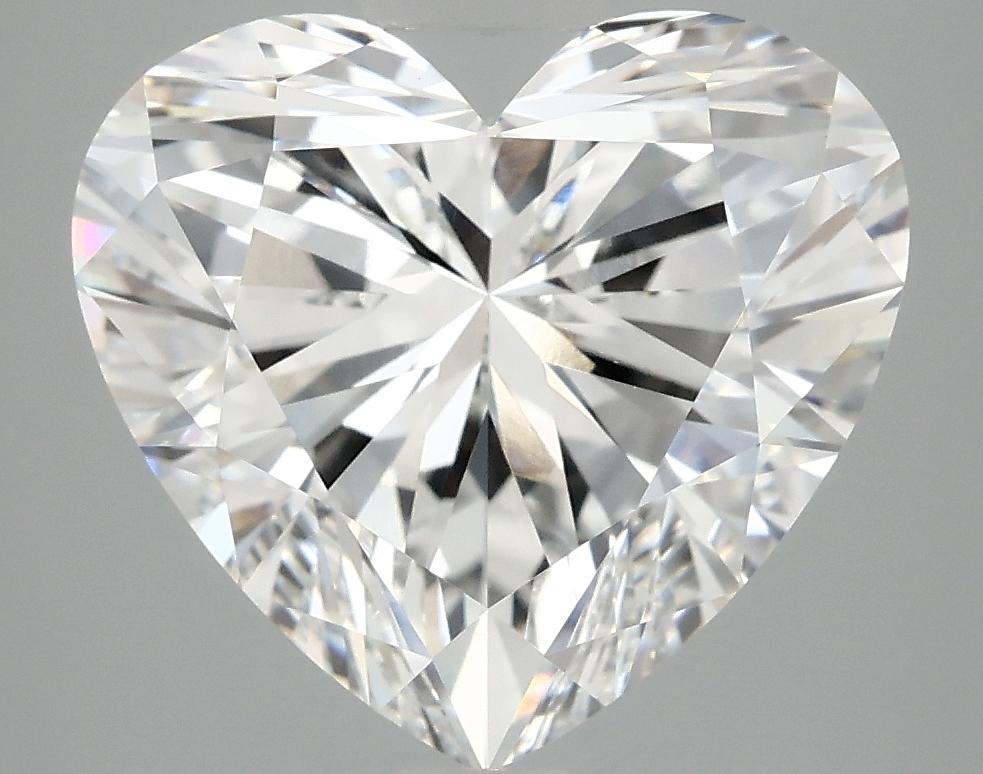 5.03 Carat Heart Shaped Ideal Cut VVS2 IGI Certified Lab Grown Diamond