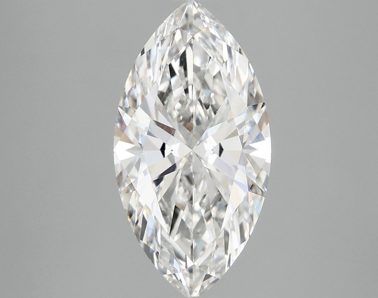 3.0 Carat Marquise Shaped Very Good Cut VVS2 IGI Certified Lab Grown Diamond