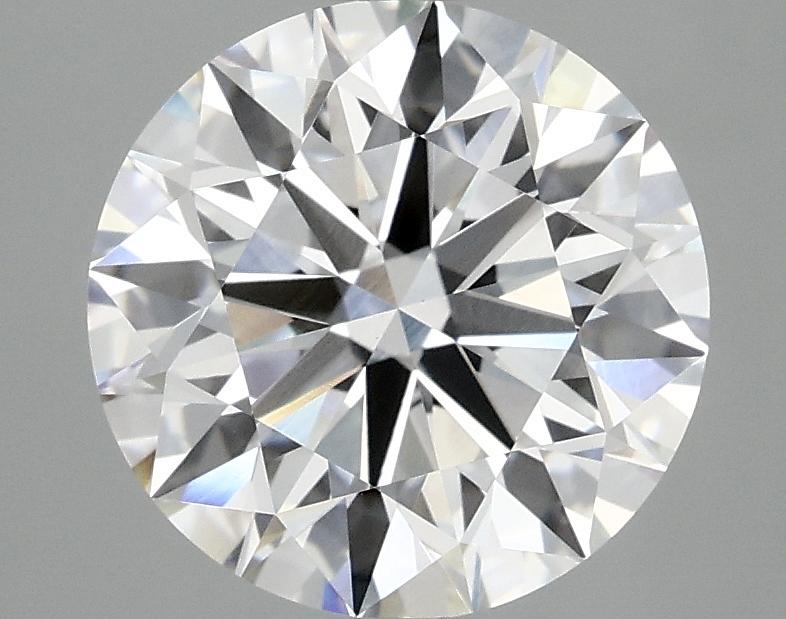 3.09 Carat Round Shaped Ideal Cut VVS2 IGI Certified Lab Grown Diamond