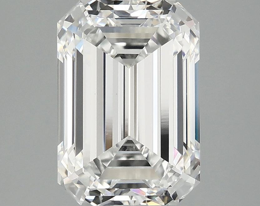 3.09 Carat Emerald Shaped Ideal Cut VVS2 IGI Certified Lab Grown Diamond