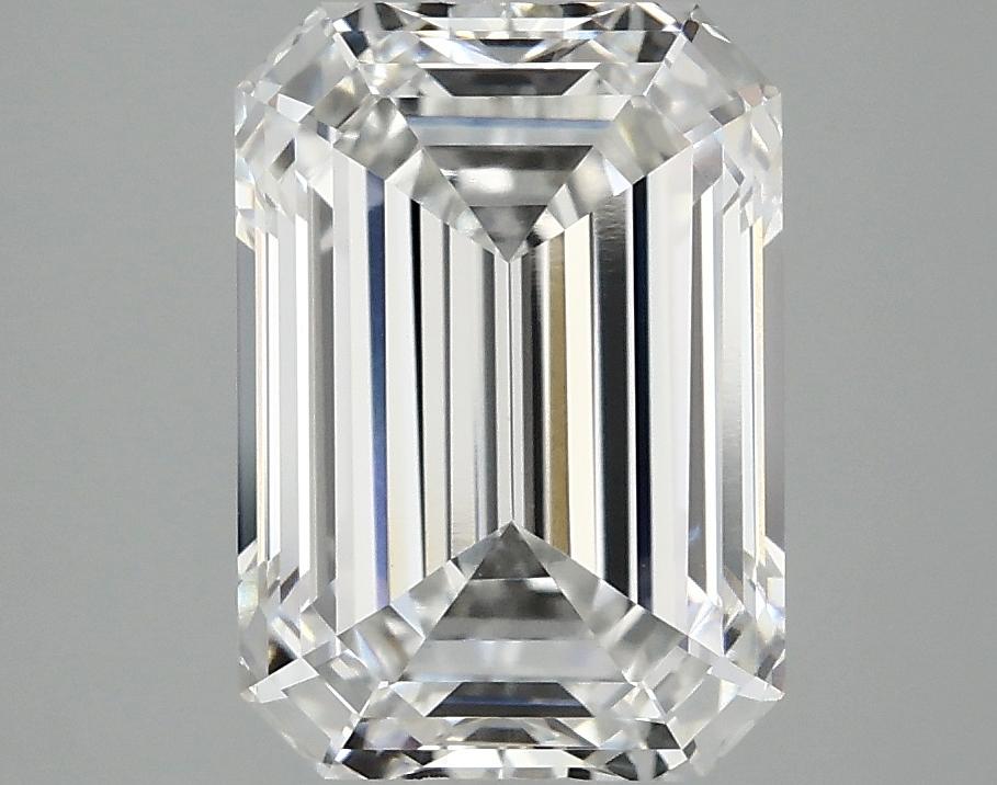 3.1 Carat Emerald Shaped Ideal Cut VVS2 IGI Certified Lab Grown Diamond