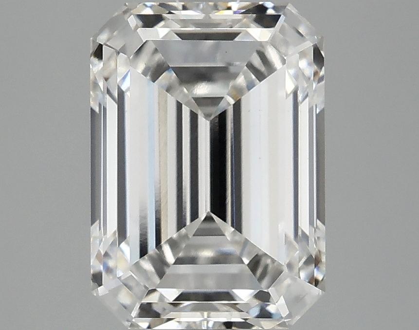 3.09 Carat Emerald Shaped Excellent Cut VVS2 IGI Certified Lab Grown Diamond