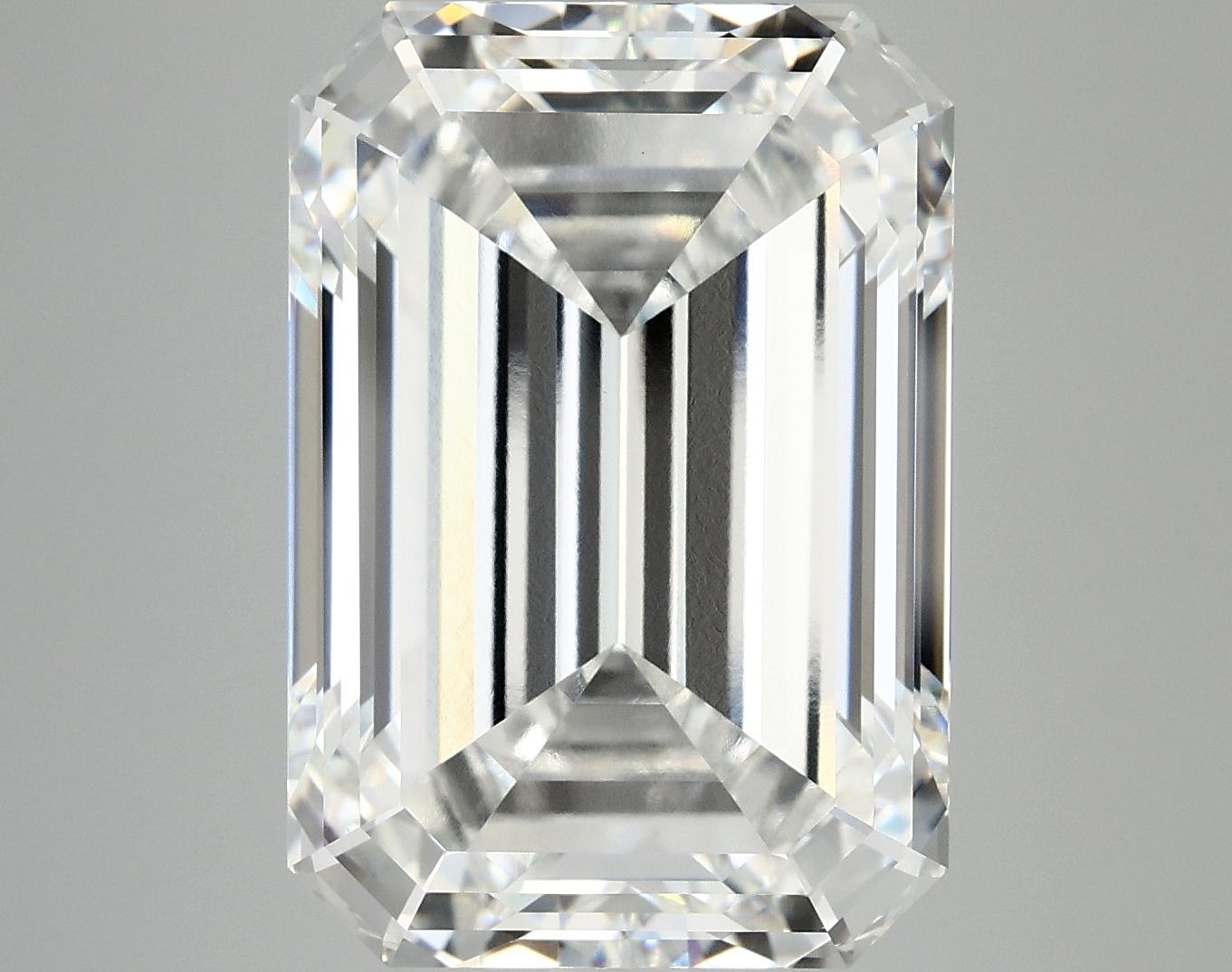 12.27 Carat Emerald Shaped Ideal Cut VVS2 IGI Certified Lab Grown Diamond