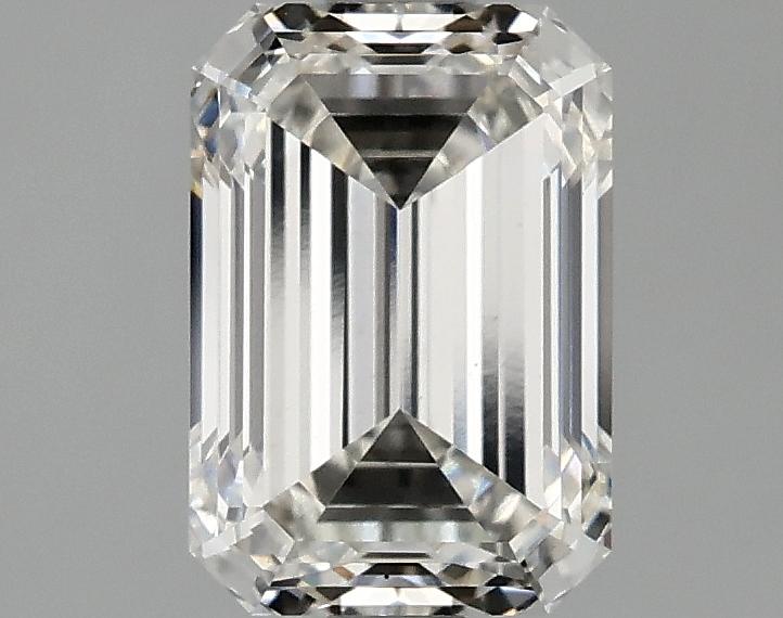 1.85 Carat Emerald Shaped Ideal Cut VS2 IGI Certified Lab Grown Diamond