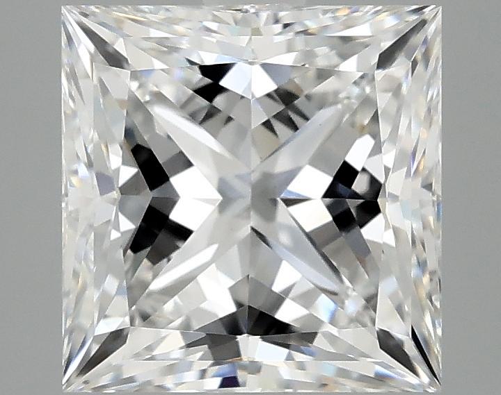 3.09 Carat Princess Shaped Ideal Cut VVS2 IGI Certified Lab Grown Diamond