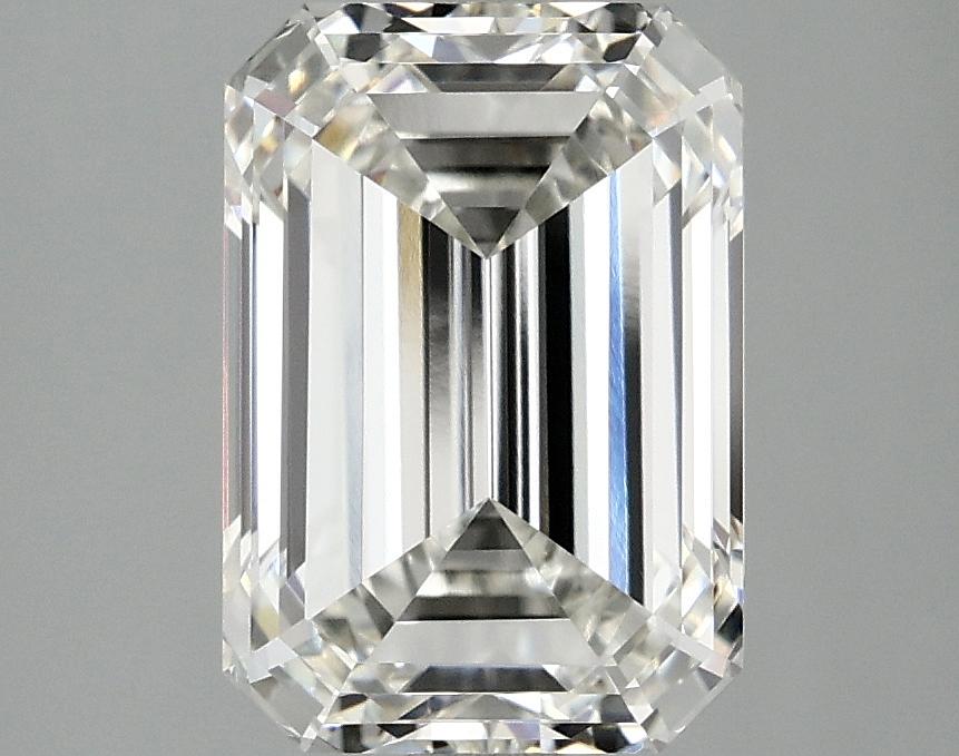 3.07 Carat Emerald Shaped Ideal Cut VVS2 IGI Certified Lab Grown Diamond