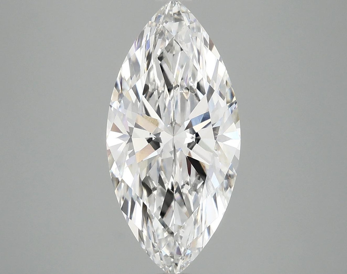3.1 Carat Marquise Shaped Excellent Cut VVS2 IGI Certified Lab Grown Diamond