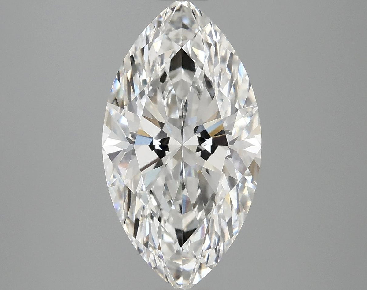 3.09 Carat Marquise Shaped Excellent Cut VVS2 IGI Certified Lab Grown Diamond