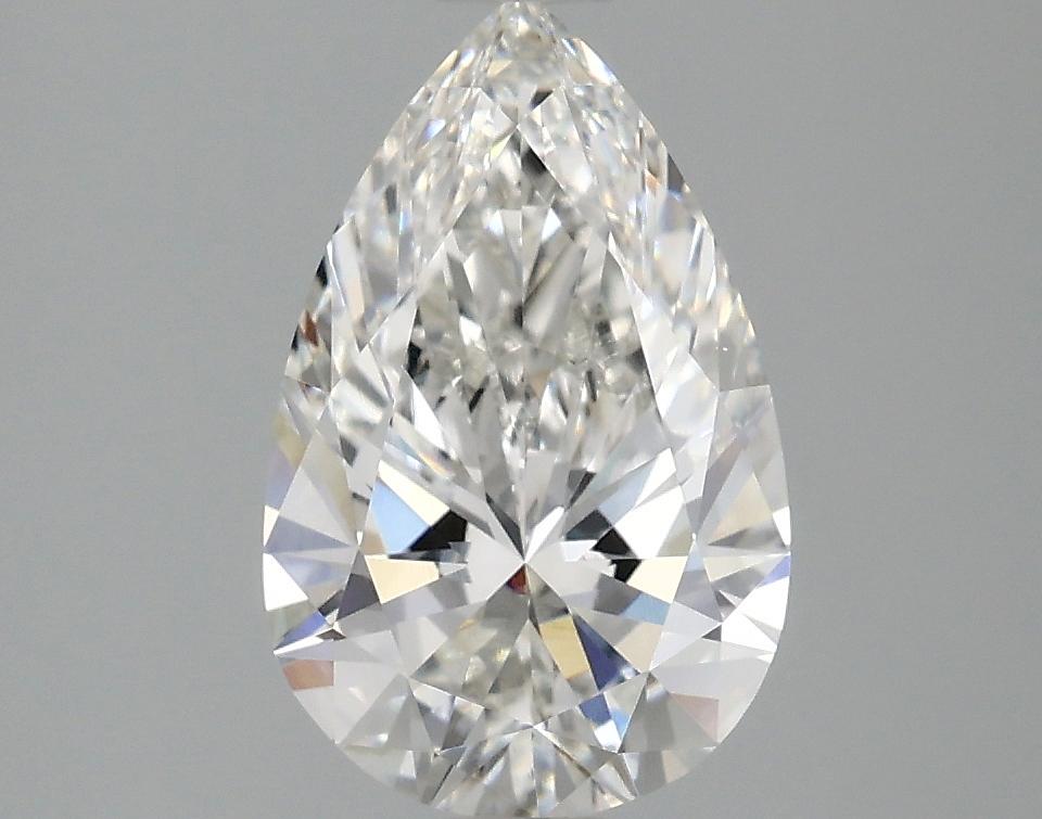 1.98 Carat Pear Shaped Ideal Cut VVS2 IGI Certified Lab Grown Diamond