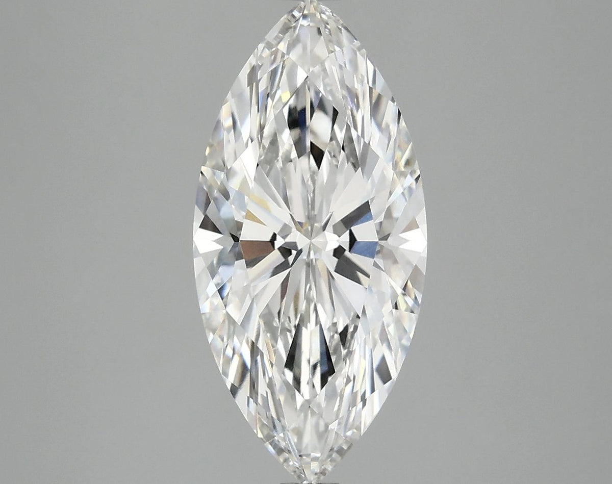 3.07 Carat Marquise Shaped Excellent Cut VVS2 IGI Certified Lab Grown Diamond