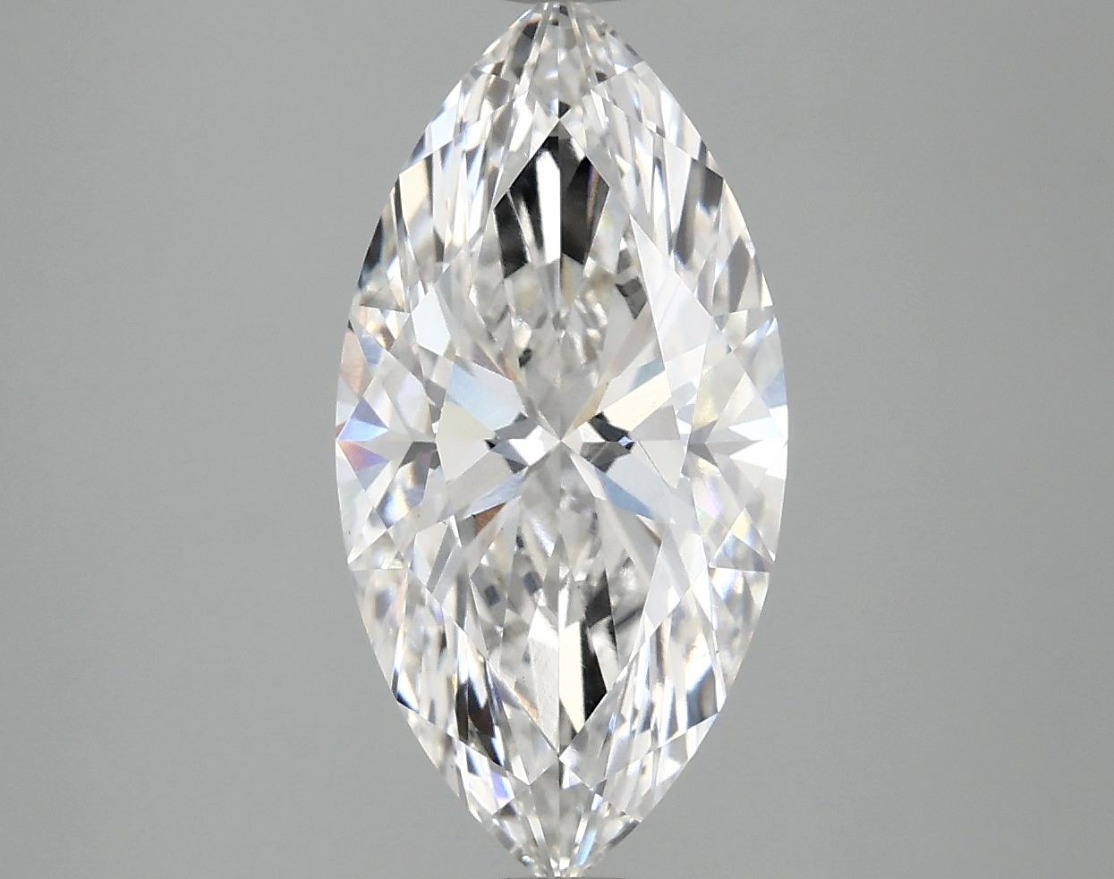 3.08 Carat Marquise Shaped Ideal Cut VS2 IGI Certified Lab Grown Diamond