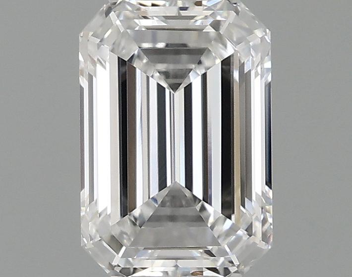 0.97 Carat Emerald Shaped Ideal Cut VVS2 IGI Certified Lab Grown Diamond
